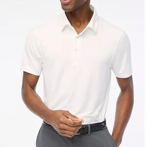 J Crew Factory‎ Performance polo shirt in White size XL NWT BN775